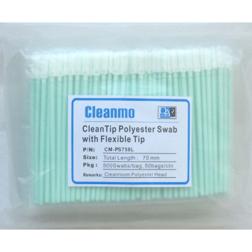 Cleanmo PS758LM microfiber swab stick totally lint free for Optical Instrument/lens/disk